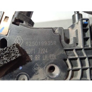 Recambio de cerradura puerta trasera izquierda para renault captur 1.5 dci diesel fap referencia OEM IAM 825019935R 4 PINES 