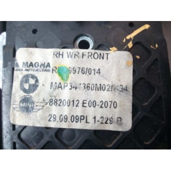 Recambio de elevalunas delantero derecho para bmw r56 cooper referencia OEM IAM 8820012 2757044 6 PINES