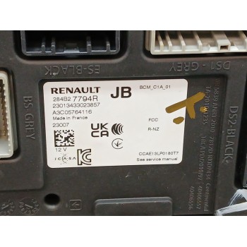 Recambio de modulo electronico para renault megane e-tech suv ev40 referencia OEM IAM 284b27794r  BCM
