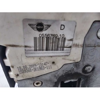 Recambio de cerradura puerta delantera derecha para bmw r56 cooper referencia OEM IAM 055676910  
