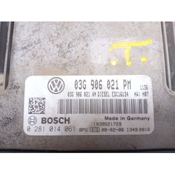 Recambio de centralita motor uce para volkswagen golf v (1k1) 1.9 tdi referencia OEM IAM 03G906021PM 0281014061 