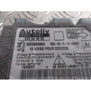 Recambio de centralita airbag para peugeot 407 st sport referencia OEM IAM 9655880880  