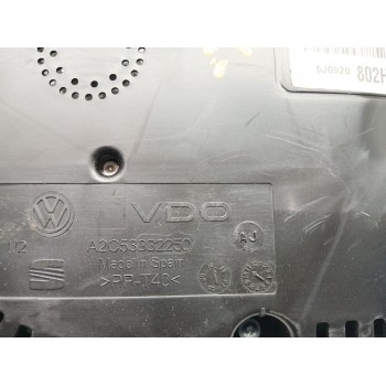 Recambio de cuadro instrumentos para seat ibiza iv (6j5, 6p1) 1.2 tdi referencia OEM IAM 6j0920802h  