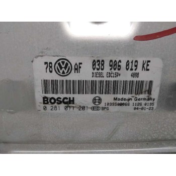 Recambio de centralita motor uce para volkswagen passat berlina (3b3) edition referencia OEM IAM 038906019KE 0281011201 