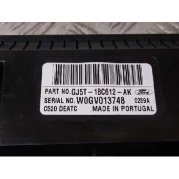 Recambio de mando climatizador para ford kuga (cbs) 1.5 ecoboost cat referencia OEM IAM GJ5T18C612AK  