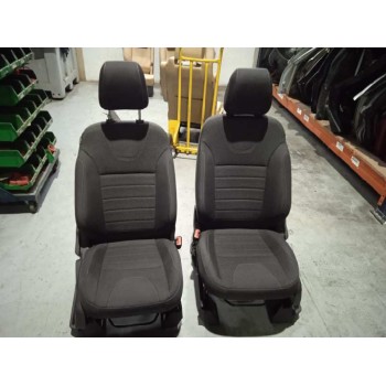 JUEGO ASIENTOS COMPLETO COLOR GRIS OSCURO DE TELA 