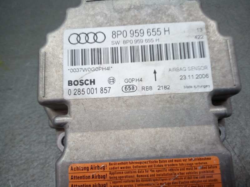 Recambio de centralita airbag para audi a3 (8p) 1.9 tdi referencia OEM IAM 8P0959655H 0285001857 