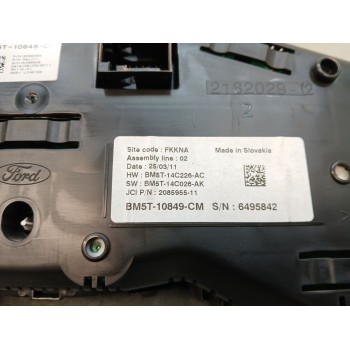 Recambio de cuadro instrumentos para ford focus iii 1.6 tdci referencia OEM IAM BM5T14C226AC BM5T14C028AK 