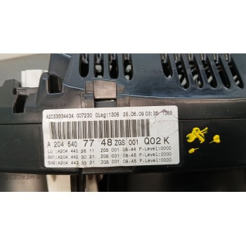 Recambio de cuadro instrumentos para mercedes-benz clase c (w204) berlina 2.2 cdi cat referencia OEM IAM a2045407748  