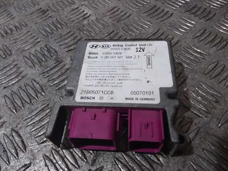 Recambio de centralita airbag para kia carens (un) 2.0 crdi referencia OEM IAM 959101D600 0285001921 