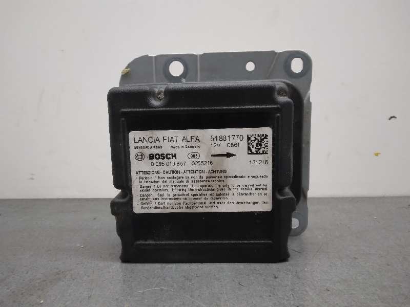 Recambio de centralita airbag para fiat doblo ii cargo (263) furgón base referencia OEM IAM 51881770 0285010857 