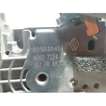 Recambio de cerradura puerta delantera derecha para renault captur 1.5 dci diesel fap referencia OEM IAM 805020401R 4 PIN 
