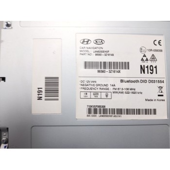 Recambio de sistema audio / radio cd para hyundai i40 comfort referencia OEM IAM 965603Z1614X NAVEGADOR MULTIMEDIA