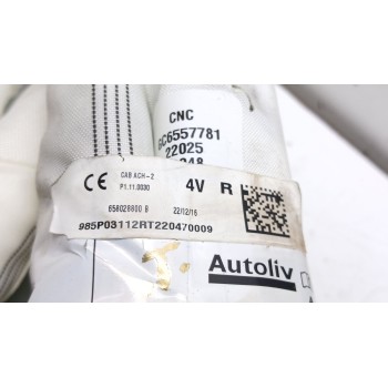 Recambio de airbag cortina delantero derecho para dacia spring ev (b6m1) referencia OEM IAM 985p03112t  