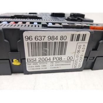 Recambio de centralita bsi para citroën c4 i (lc_) 1.6 hdi referencia OEM IAM 9663798480  