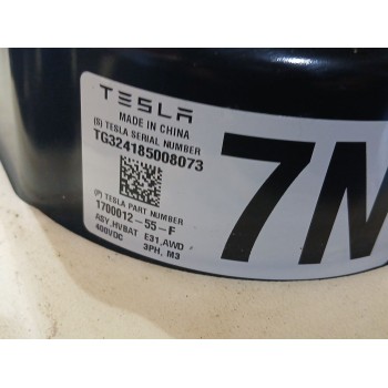 Recambio de bateria para tesla model 3 (5yj3) ev awd referencia OEM IAM 170001255F 1700012 TG324185008073