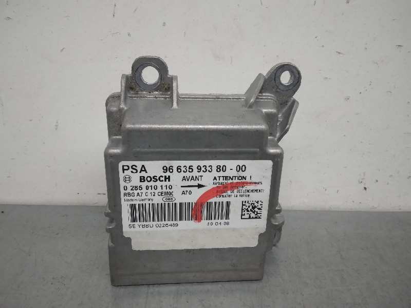 Recambio de centralita airbag para peugeot 207 sport referencia OEM IAM 9663593380 0285010110 