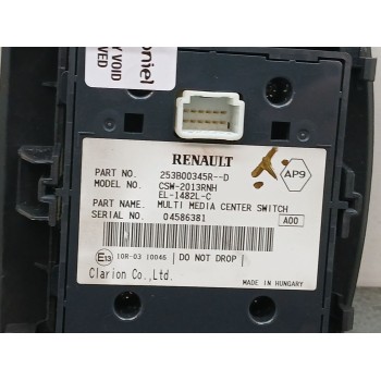 Recambio de mando multifuncion para renault scenic iii 1.2 tce referencia OEM IAM 253b00345r  