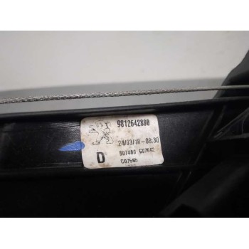 Recambio de elevalunas trasero derecho para peugeot 5008 gt referencia OEM IAM 9812642880 6 PINES 9811864680