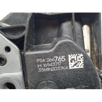 Recambio de cerradura puerta trasera derecha para citroën c3 aircross shine referencia OEM IAM PSA266765 9826676580 6 PINS