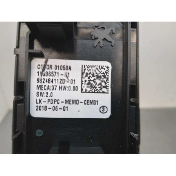 Recambio de mando elevalunas delantero izquierdo para peugeot 5008 gt referencia OEM IAM 98248411ZD 4 TECLAS 