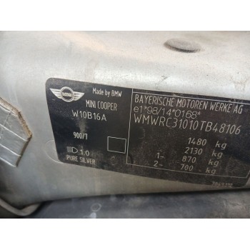 Recambio de motor completo para mini mini (r50, r53) cooper referencia OEM IAM W10B16A  