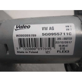 Recambio de motor limpia trasero para volkswagen golf vii sportsvan 1.0 tsi referencia OEM IAM 5G0955711C 4 PINES 