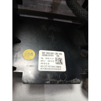 Recambio de sistema audio / radio cd para peugeot rifter 1.5 bluehdi 130 referencia OEM IAM 98162661ZD00  