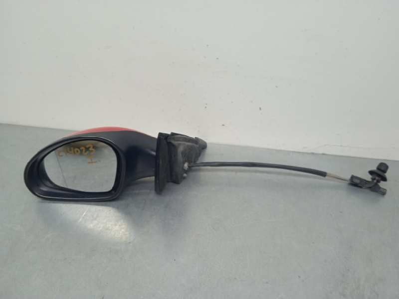 Recambio de retrovisor izquierdo para seat ibiza (6l1) reference referencia OEM IAM 6L1857507T9B9 ROJO MECANICO MANUAL