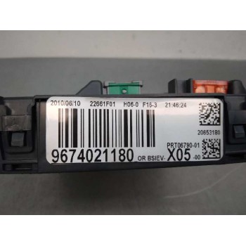 Recambio de centralita bsi para citroën c3 picasso sx referencia OEM IAM 9674021180  