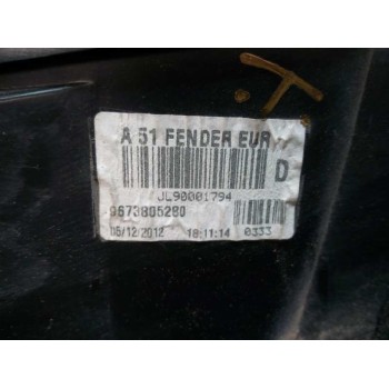 Recambio de piloto trasero derecho para citroën c3 collection referencia OEM IAM 9673805280 EXTERIOR 