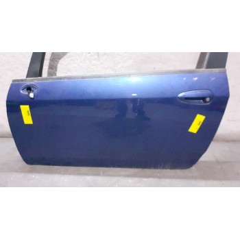 Recambio de puerta delantera izquierda para fiat grande punto (199) 1.4 16v turbo dynamic (88kw) referencia OEM IAM  AZUL 3P UN 