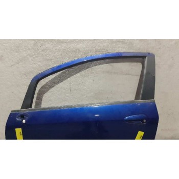 Recambio de puerta delantera izquierda para fiat grande punto (199) 1.4 16v turbo dynamic (88kw) referencia OEM IAM  AZUL 3P UN 