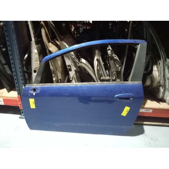 Recambio de puerta delantera izquierda para fiat grande punto (199) 1.4 16v turbo dynamic (88kw) referencia OEM IAM  AZUL 3P UN 