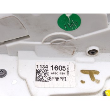 Recambio de cerradura puerta delantera derecha para mg mg 3 1.5 hybrid referencia OEM IAM 11341605 B 