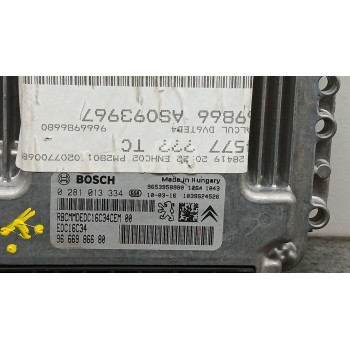 Recambio de centralita motor uce para peugeot 5008 premium referencia OEM IAM 9666986680 0281013334 