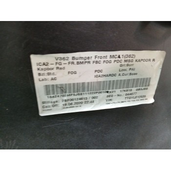 Recambio de paragolpes delantero para ford transit custom v362 furgoneta (fy, fz) 2.0 ecoblue referencia OEM IAM jk2117f003  