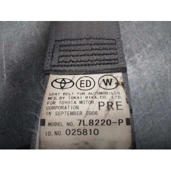 Recambio de cinturon seguridad delantero izquierdo para toyota prius (nhw20) basis referencia OEM IAM 025810 7L8220P 