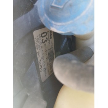 Recambio de faro derecho para toyota yaris (_p9_) 1.4 d-4d (nlp90_) referencia OEM IAM 89900736  