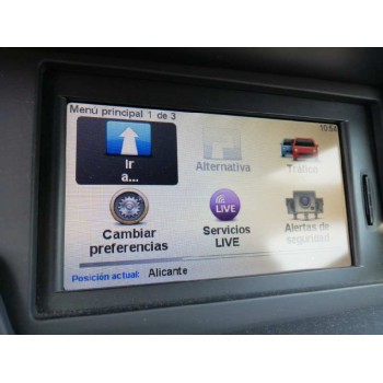 Recambio de pantalla multifuncion para renault scenic iii grand dynamique referencia OEM IAM 259153398r  