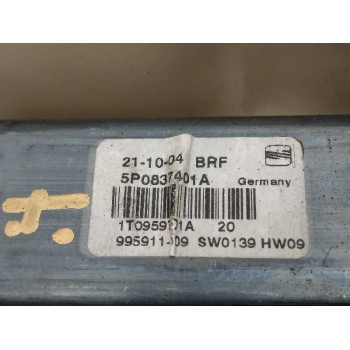 Recambio de elevalunas delantero izquierdo para seat toledo (5p2) stylance / style referencia OEM IAM 5P0837401A  