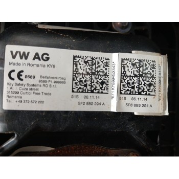 Recambio de kit airbag para seat leon (5f1) 1.6 tdi referencia OEM IAM 6F0880201AGAAP  5F0880204B