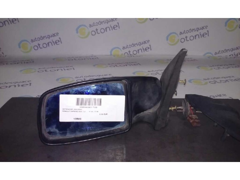 Recambio de retrovisor izquierdo para renault safrane (b54) 2.2i referencia OEM IAM  VERDE OSCURO MANUAL - TERMICO