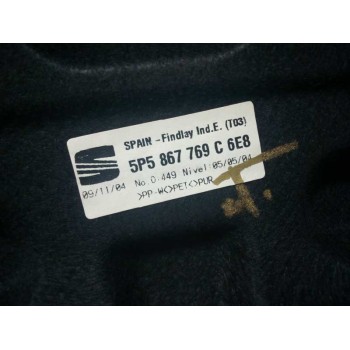 Recambio de bandeja trasera para seat toledo (5p2) stylance / style referencia OEM IAM 5P5867769C6E8 5P5867134A 