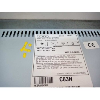 Recambio de sistema audio / radio cd para hyundai ix35 1.7 crdi cat referencia OEM IAM 961602Y730  