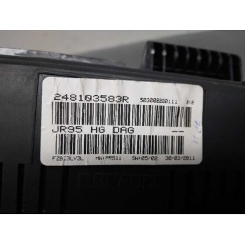 Recambio de cuadro instrumentos para renault scenic iii 1.5 dci diesel fap referencia OEM IAM 248103583R 5550022226 