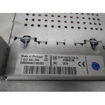 Recambio de sistema navegacion gps para opel astra j gtc sport referencia OEM IAM 7612034255 CAJA 