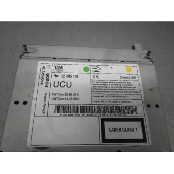 Recambio de sistema navegacion gps para opel astra j gtc sport referencia OEM IAM 7612034255 CAJA 