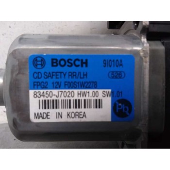 Recambio de motor elevalunas trasero izquierdo para kia xceed tech referencia OEM IAM 83450J7020 6 CABLES 