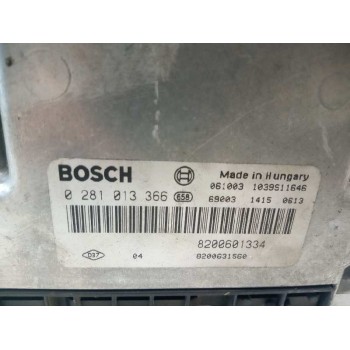 Recambio de centralita motor uce para renault scenic ii 1.9 dci diesel referencia OEM IAM 0281013366 8200601334 BOSCH